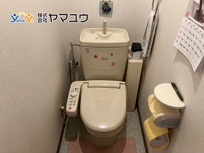 古くなったトイレを綺麗にしたい！ 施工Before写真