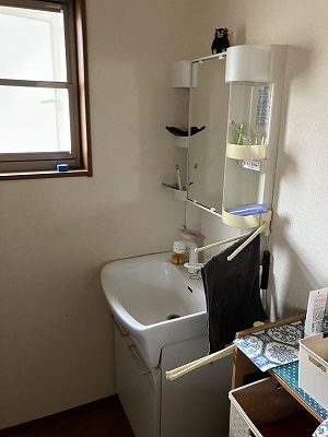 中古物件を購入し水廻り内装をおしゃれで使いやすいものにしたい 施工Before写真