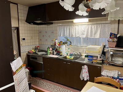 キッチンリフォームで快適な料理空間に！ 施工Before写真