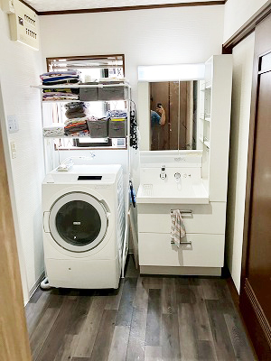 和室を活用してセカンド洗面台を新設！暮らしやすい間取りにリフォーム 施工after写真