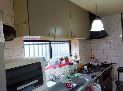 将来も安心！使い勝手の良いキッチンへリフォーム 施工Before写真