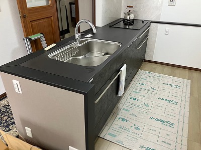 和泉市　K様邸　キッチン・トイレ取替　LDK改装工事 施工after写真