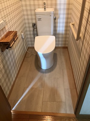 トイレ取り替えました！ 施工後写真